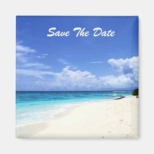 Save the Date Beach Magnet (Vorne)