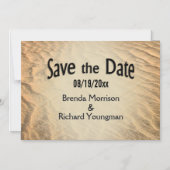 Save the Date Beach Magneteinladung (Vorderseite)