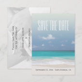 Save the Date Beach Personalisiert Wedding (Vorne/Hinten)