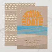 Save the Date, Beach Wedding Date (Vorne/Hinten)