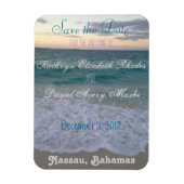 Save the Date Beach Wedding Magnet (Vertikal)