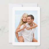 SAVE THE DATE bearbeitetes Drehbuch Fuschia white Einladung (Rückseite)