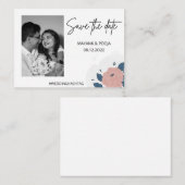 Save the Date Begleitkarte (Vorne/Hinten)
