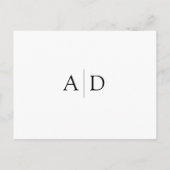 Save the Date benutzerdefinierbare Karte (Rückseite)