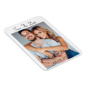 Save the Date benutzerdefinierte Fotokarte Magnet (Rechte Seite)