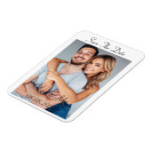 Save the Date benutzerdefinierte Fotokarte Magnet (Linke Seite)