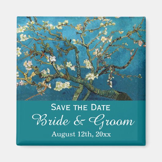 Save the Date, berühmte Kunst Magnet (Vorne)