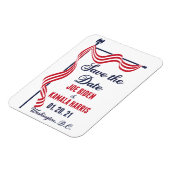 Save the Date Biden Harris Einweihung Magnet (Linke Seite)