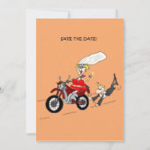 SAVE THE DATE BIKER WEDD INVITE CARD (Vorderseite)