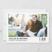 Save the Date Bildkarte (Vorderseite)