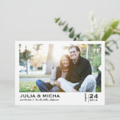 Save the Date Bildkarte (Stehend Vorderseite)