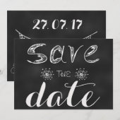Save the Date: Blackboard Edition Date (Vorne/Hinten)