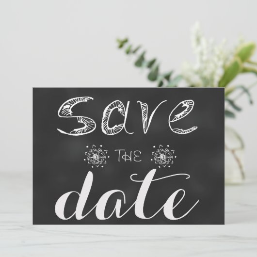 Save the Date: Blackboard Edition Save The Date (Stehend Vorderseite)