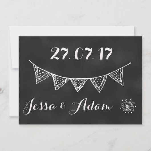 Save the Date: Blackboard Edition Save The Date (Rückseite)