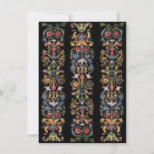 Save the Date bläserleuchtet mittelalterlich essba Ankündigung (Rückseite)