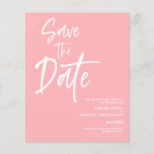 Save the Date blass pink (Vorderseite)