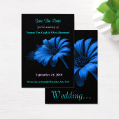 Save the Date Blue Daisy II (Schreibtisch)