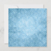 Save the Date Blue Floral (Rückseite)