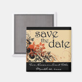 Save the Date : Blume Brise: Magnet (Vorderseite/Rückseite)