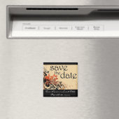 Save the Date : Blume Brise: Magnet (In Situ (Geschirrspüler))