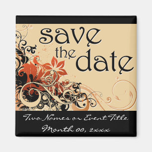 Save the Date : Blume Brise: Magnet