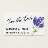 Save the Date Blume für Wasserfarben einfügen (Vorderseite)