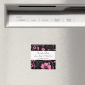 Save the Date - Blumenzettel Magnet (In Situ (Geschirrspüler))