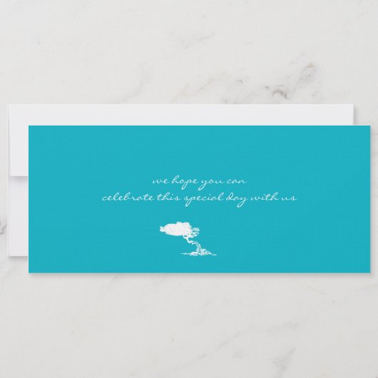 Save the Date Boarding nach Aruba (Rückseite)