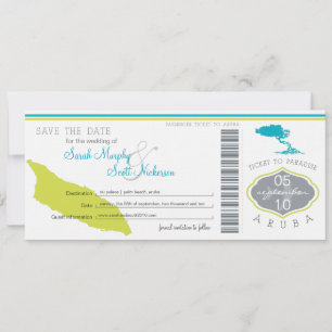 Save the Date Boarding nach Aruba