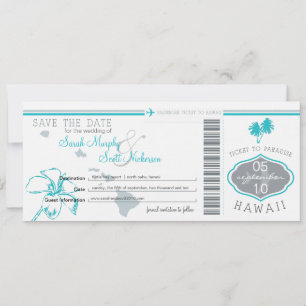 Save the Date Boarding nach Hawaii