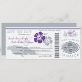 Save the Date Boarding nach Jamaika (Vorne/Hinten)