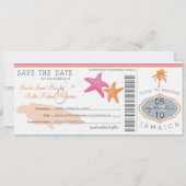 Save the Date Boarding nach Jamaika (Vorderseite)
