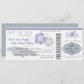 Save the Date Boarding nach Jamaika (Vorne/Hinten)