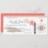 Save the Date Boarding nach Jamaika (Vorne/Hinten)