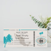 Save the Date Boarding nach Mexiko (Stehend Vorderseite)