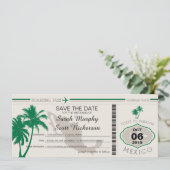 Save the Date Boarding nach Mexiko (Stehend Vorderseite)