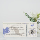 Save the Date Boarding nach Mexiko (Stehend Vorderseite)