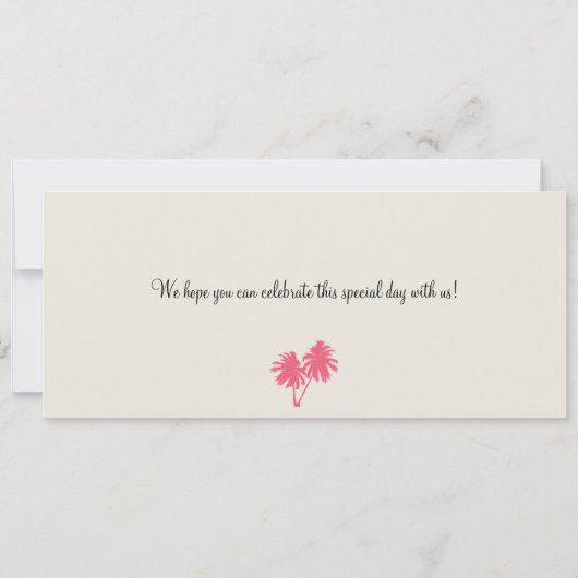 Save the Date Boarding nach Mexiko (Rückseite)