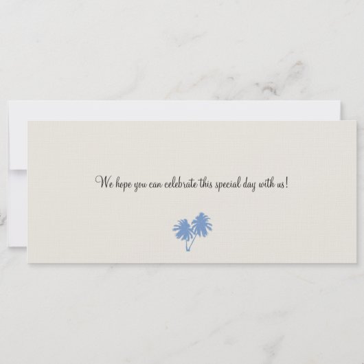 Save the Date Boarding nach Mexiko (Rückseite)