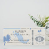 Save the Date Boarding nach Mexiko (Stehend Vorderseite)