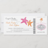 Save the Date Boarding Pass (Vorderseite)