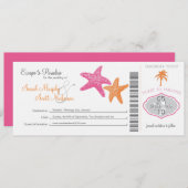 Save the Date Boarding Pass (Vorne/Hinten)