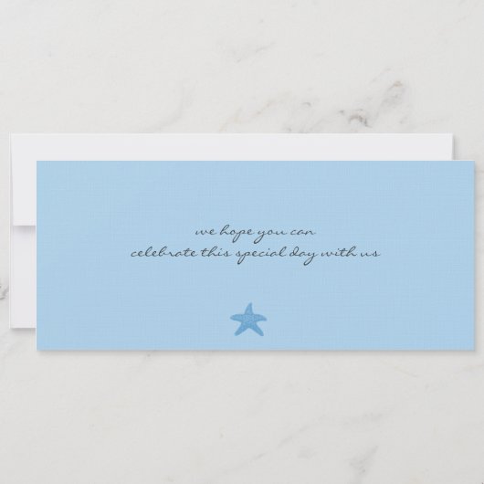 Save the Date Boarding Pass bis St. Thomas (Rückseite)