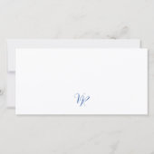 Save the date Boarding pass invitation Karte (Rückseite)