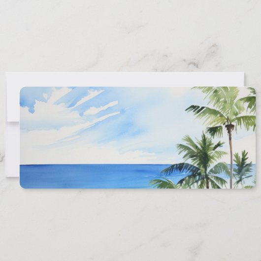 Save the Date Boarding Pass Map Cruise QR Code Inv Einladung (Rückseite)