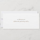 Save the Date Boarding Pass nach Paris Frankreich (Rückseite)