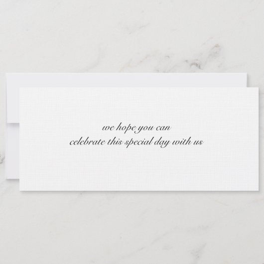 Save the Date Boarding Pass nach Paris Frankreich (Rückseite)