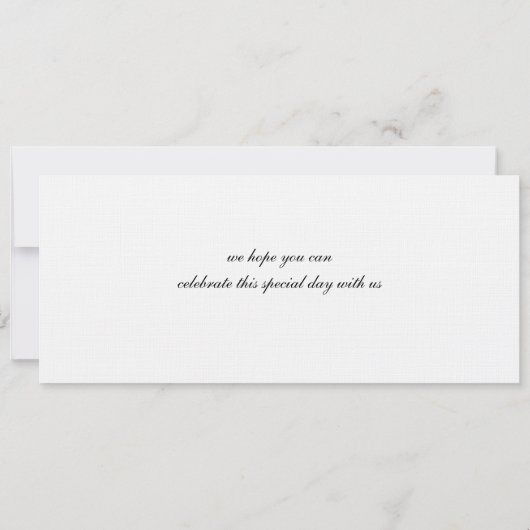 Save the Date Boarding Pass nach Paris Frankreich (Rückseite)