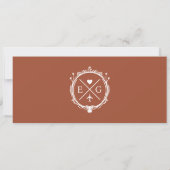 Save the Date Boarding Pass - Nostalgie Treviso Einladung (Rückseite)