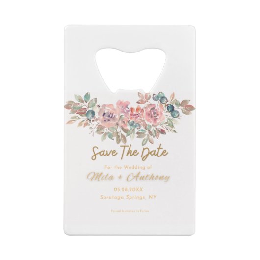 Save the Date Bohemisch Geldbeutel Flaschenöffner (Rückseite)